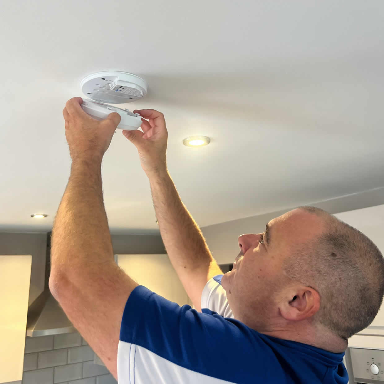 Smoke alarm providing fire safety protection in a Bromley home